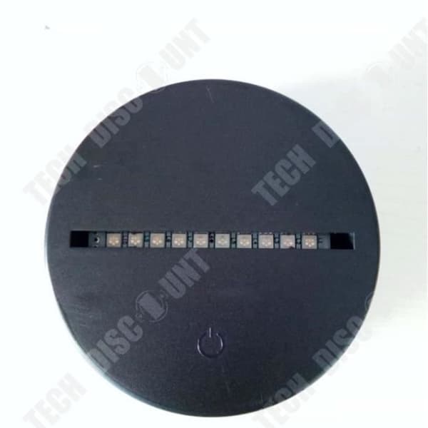 TD® LED-lampfot för utbyte med batterifri 3D Night Light Touch Switch Fjärrkontroll