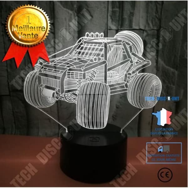 TD® Skrivbordslampa dekoration 3D LED färgglad touch 3D nattlampa