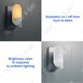 Miniatyrbild 3 av 3: TD® Nattlampa för barn (2st) LED-nattlampa med väggkontakt och automatisk ljussensor, perfekt för ditt barns rum