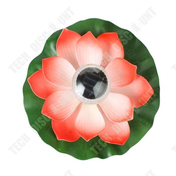 TD® Glödlampa Smart Lamp Utomhus Damm Dekoration- Solar Aquaplaning Lotus Light- Färgglad LED Lotus Lampa