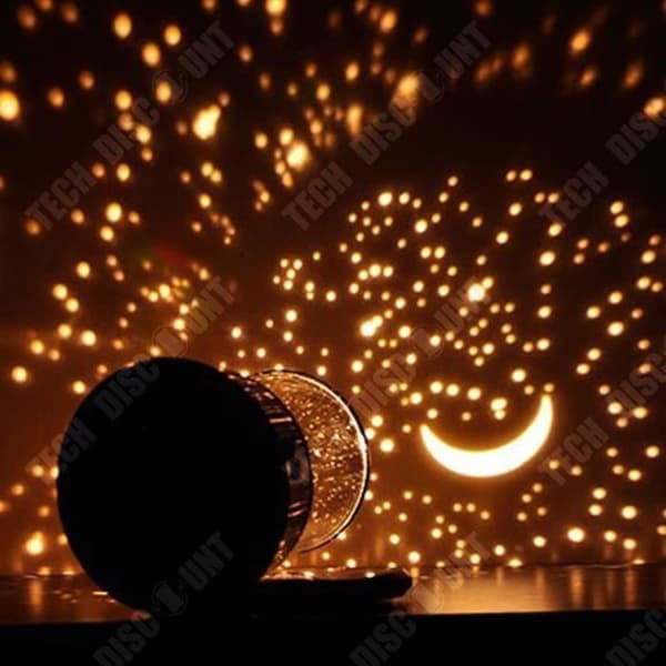 TD® Starry Sky-lampa med 6-läges pulver Romantisk kreativ projektor Lysande leksak Nattlampa för barns säng Trådlösa Starlights