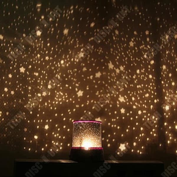 TD® Starry Sky-lampa med 6-läges pulver Romantisk kreativ projektor Lysande leksak Nattlampa för barns säng Trådlösa Starlights