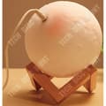 Miniatyrbild 3 av 4: TD® 3D Månlampa - USB-port - Träställ - 20 cm