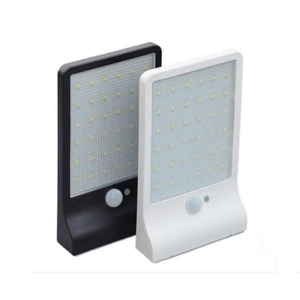 Vattentät Wireless 36 LED Solar Light med rörelsesensor och utomhuslampa för trädgård, grind, entré, varmvitt ljus