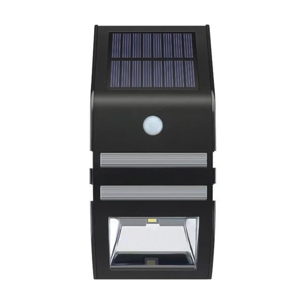 [Solar LED-vägglampa]2-pack soldrivna utomhuslampor Automatiska rörelsesensorer som drivs av solenergi...