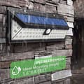 Miniatyrbild 2 av 4: Juce® 2-pack Solar Light Outdoor 54 LED Vattentät Solar Powered Motion Sensor Lighting Trådlös Solar Spotlight Kraftfullt ljus