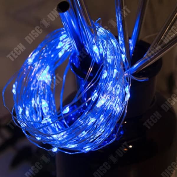 LED Ljusgirland - Tech Discount® - 100 LEDs - Fjärrkontroll - 10m - IP44
