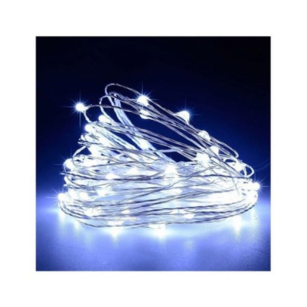 LED Ljusgirland - Tech Discount® - 100 LEDs - Fjärrkontroll - 10m - IP44