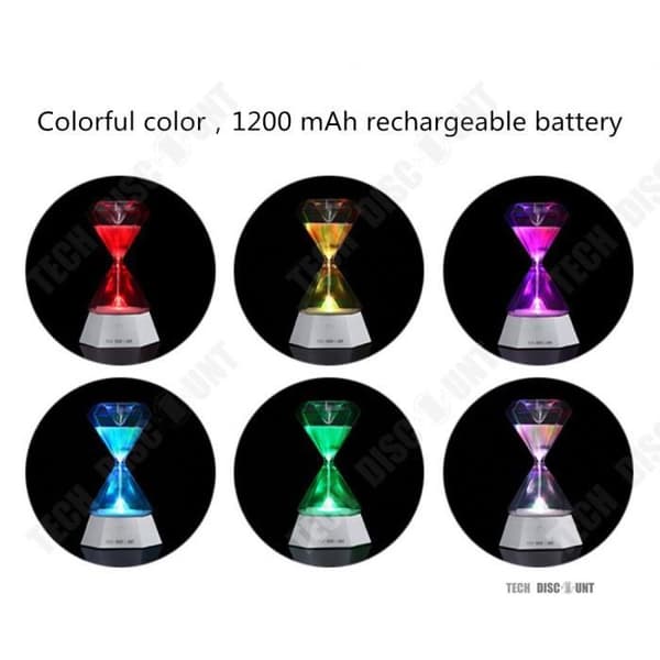 TD® nattlampa timglas barn bebe led uppladdningsbar automatisk 15 minuter sänglampa skrivbord modernt trådlöst pojke flickbord