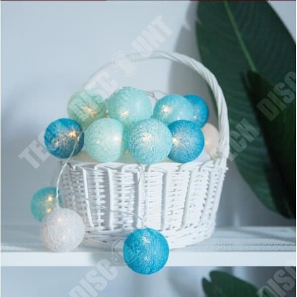 TD® LED String Lights 20 LED Bomullsbollar String Light An16971