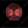 Miniatyrbild 2 av 4: TD® 3D Optisk LED Nattljus 3D LED Nattljus Abstrakt Hallucination Den andra formen med 7 färger Ljus för LampYW502342