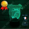 Miniatyrbild 1 av 4: TD® Nattlampa 3D Led-lampa Söt hundledd nattlampa 7 färger Ändrar Sharpei hundbordslampa Djurlampor Barn