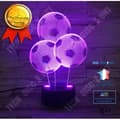 Miniatyrbild 1 av 4: TD® Fotboll 3D Akryl Stereo Vision Light 7 färgskiftande USB Sovrum Nattlampa Nattlampa Kreativ heminredning