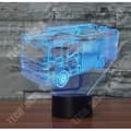 Miniatyrbild 1 av 4: TD® 3D färgstark nattlampa RE2BA0