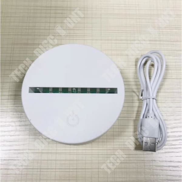 TD® färgstarka 3D Touch Night Light Pa-92