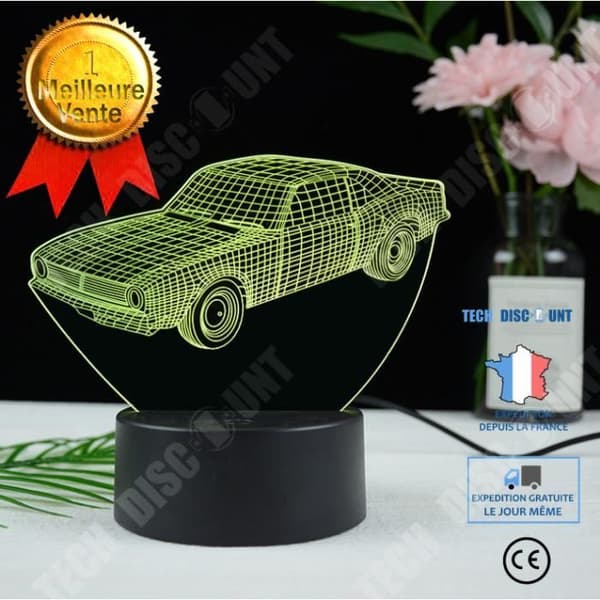 TD® Colorful Touch 3D Night Light DA-183