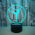 Miniatyrbild 4 av 4: TD® Illusion Light Seven Colors Touch Fjärrkontroll Schema Design