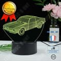 Miniatyrbild 1 av 4: TD® 3D färgstark nattlampa DA-38