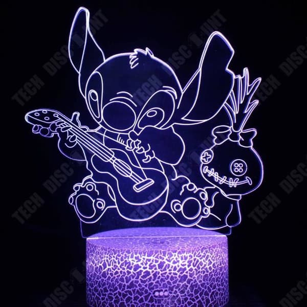 TD® Creative Cartoon USB-driven 3D Touch tredimensionell bordslampa LED-nattlampa Söt nattlampa för barn