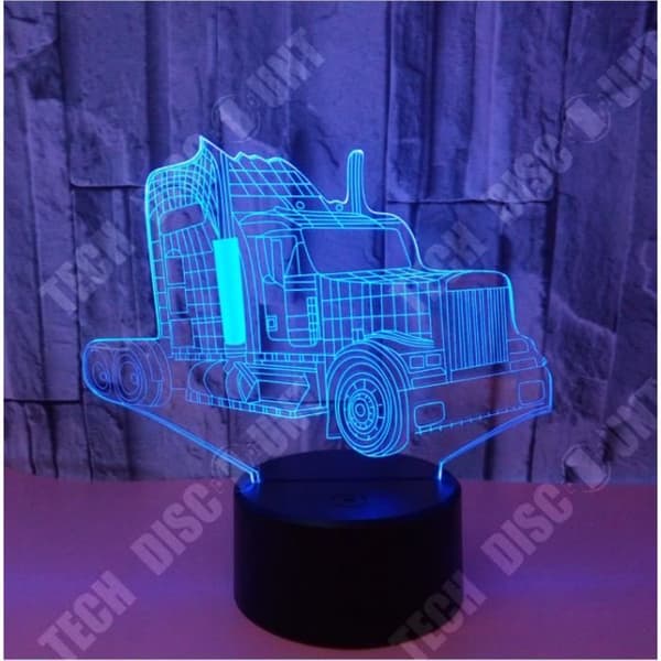 TD® 3D Night Light Färgglad nyckel