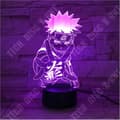 Miniatyrbild 2 av 4: TD® Naruto lampa 3D nattlampa för pojke LED 7 färger Touch bordslampa present