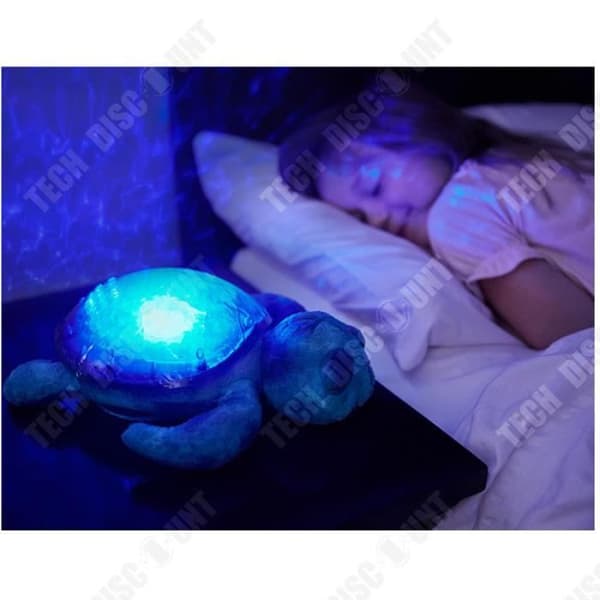 TD® Cloud B 7423 PR Tranquil Turtle Night Light - Ocean - Marinblå: ljus och belysning