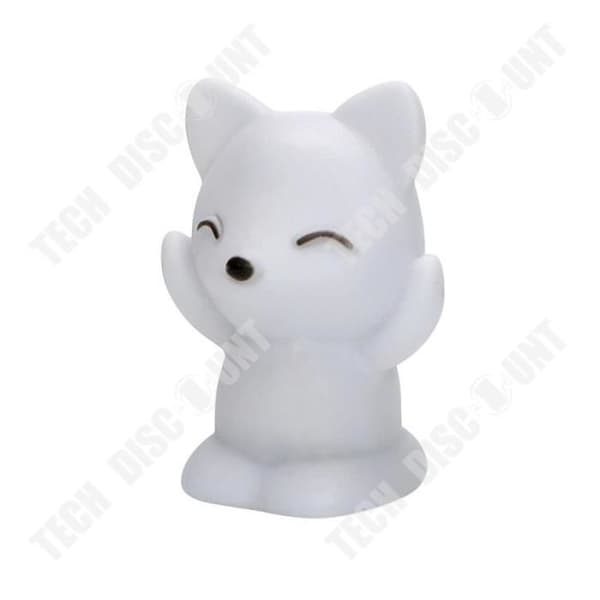 TD® Lovely Fox Shape LED Nattlampa Lampa 7 färgskiftande energisparande dekorationer
