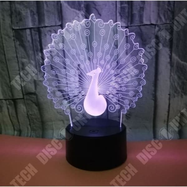 TD® 3D Colorful Touch Night Light MO-74