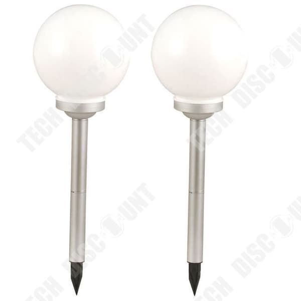 TD® Solar LED-stolpeljus Trädgårdslampa Uteplats Balkongbelysning Damm Light Globe - Utomhusbelysning Tillbehör