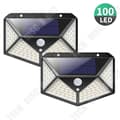 Miniatyrbild 4 av 4: TD® Outdoor Solar Light 100led, 4-pack Outdoor Solar Light Rörelsesensor 270° vattentät belysning, för trädgård