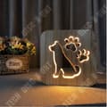 Miniatyrbild 1 av 4: TD® Blandad BORDSLAMPA - 3D nattlampa Kreativ belysning Heminredning - Hund - gul QP™
