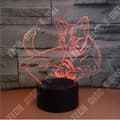 Miniatyrbild 3 av 4: TD® xm12947-3D Nattljus Abstrakt Cirkel Kärleksknop 3D Glödlampa 3D Holografisk Illusion Ljus 7 Färgskiftande Lu