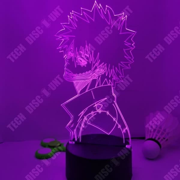 TD® Litet nattljus Färgglatt LED-ljus 3D Litet nattljus Intelligent sjufärgsljus Färgskiftande 3D-ljus