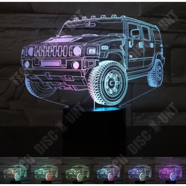 TD® Colorful Touch 3D Night Light DA-89