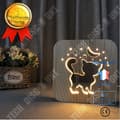 Miniatyrbild 1 av 4: TD® BORDSLAMPA Mixed - söt 3D nattlampa Kreativ belysning Heminredning - Katt - gul QP™