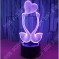 Miniatyrbild 3 av 4: TD® Love Swan 3D Light