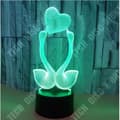 Miniatyrbild 2 av 4: TD® Love Swan 3D Light