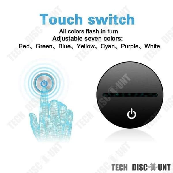 TD® Nattlampa Alpaca 3D Nattlampa Smart Home LED Färgglad skrivbordslampa USB-fjärrkontroll Nattlampa American Camel