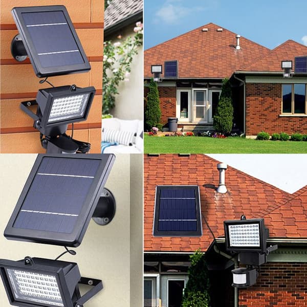 TD® Solar LED-lampa Utomhus Vattentät Automatisk Trädgårdskraft Ljus Belysning Energi Energisparande Dekorationsmark