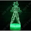 Miniatyrbild 2 av 4: TD® 3D Illusion Lampor Dragon Ball Son Goku LED Nattlampa Lampa 7 färger Fjärrkontroll Touch Humör Dekoration Bordslampa Present