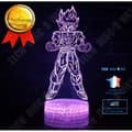 Miniatyrbild 1 av 4: TD® 3D Illusion Lampor Dragon Ball Son Goku LED Nattlampa Lampa 7 färger Fjärrkontroll Touch Humör Dekoration Bordslampa Present