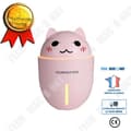 Miniatyrbild 1 av 4: Baby Room Kalluftfuktare 320ml Trådlös Ultrasonic Dimbelysning Dim LED Nattlampa Hem Rosa