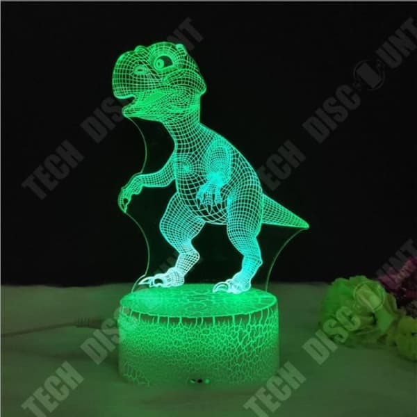 TD® Nightlight 3D färgglad touch sovrumslampa