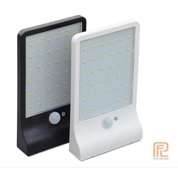 Vattentät Wireless 36 LED Solar Light med rörelsesensor och utomhuslampa för trädgård, grind, entré, varmvitt ljus