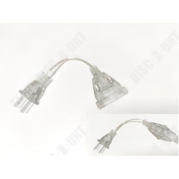 TD® 3M 5M Extended Wire EU-kontakt för LED String Lights Strings Fairy Garland Lamps Bröllopshem - Modell: 3 meter - MILEDCA1