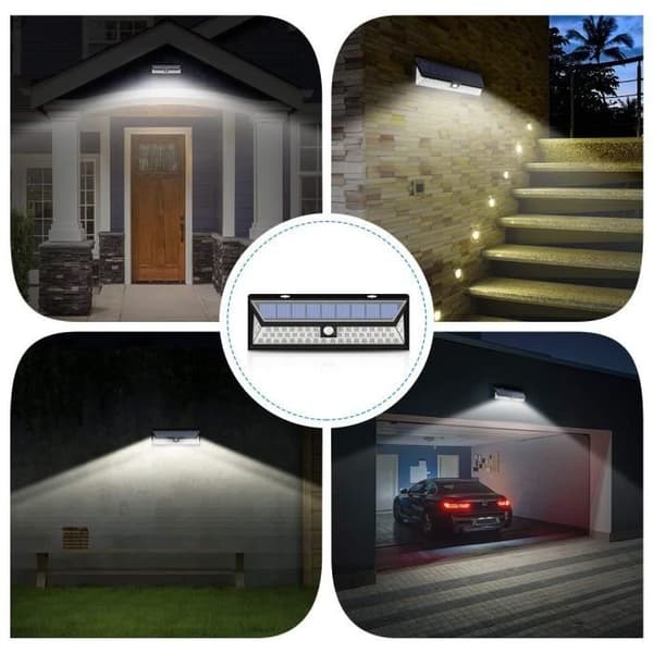 Stars® 54 LED utomhussolljus IP65 vattentät rörelsesensor Sollampa för trädgård, trappor Uteplats Garage Yard