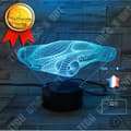 Miniatyrbild 1 av 4: TD® Nattlampa 3D Led Illusion Racingbil Modell Nattlampa Led 7 Färger Bordslampa