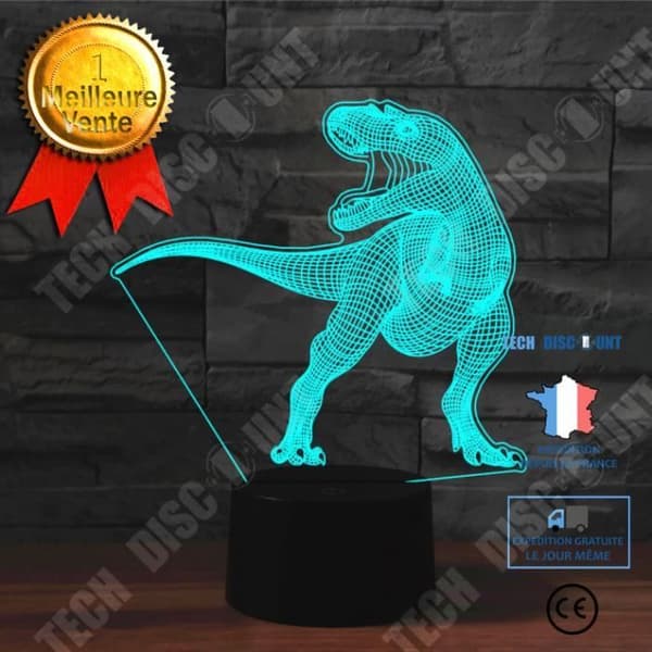TD® 3D färgglad nattlampa FKT3