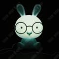 Miniatyrbild 4 av 4: TD® Söt blå LED-kaninlampa för barn - Babysänglampa Dekor för nattlampa - Dekorativt tillbehör i sovrummet
