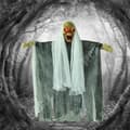 Miniatyrbild 3 av 4: TD® Halloween Dekoration Skalle Elektriskt glödande hängande spöke - Spöke Haunted House Skräck